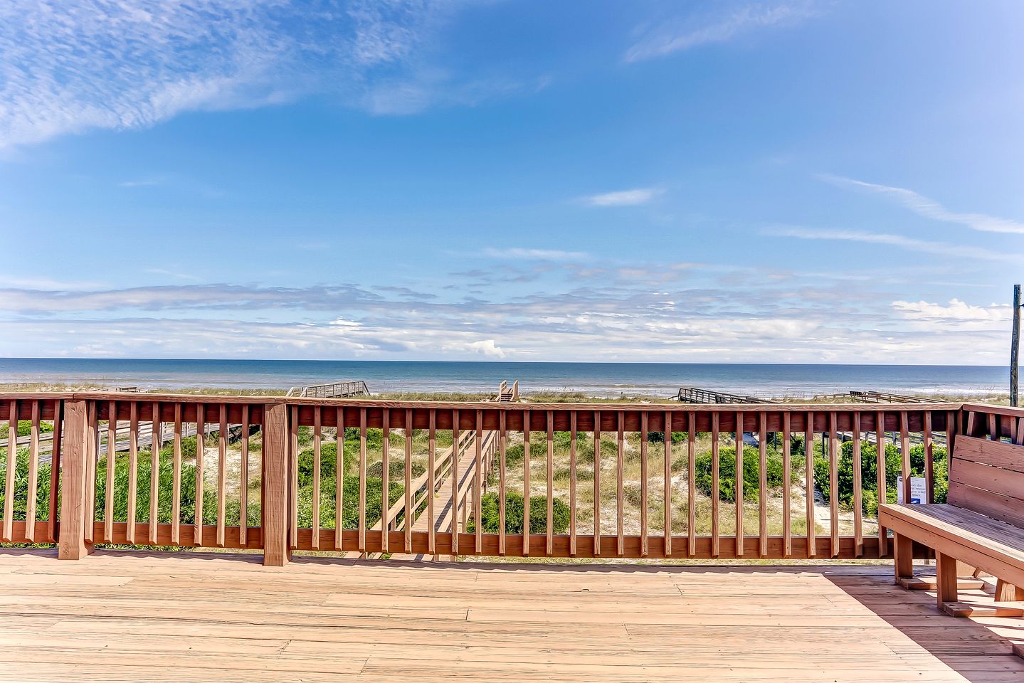 Charming Pet-Friendly Beachfront Duplex with Ocean Views in Fernandina Beach, Florida