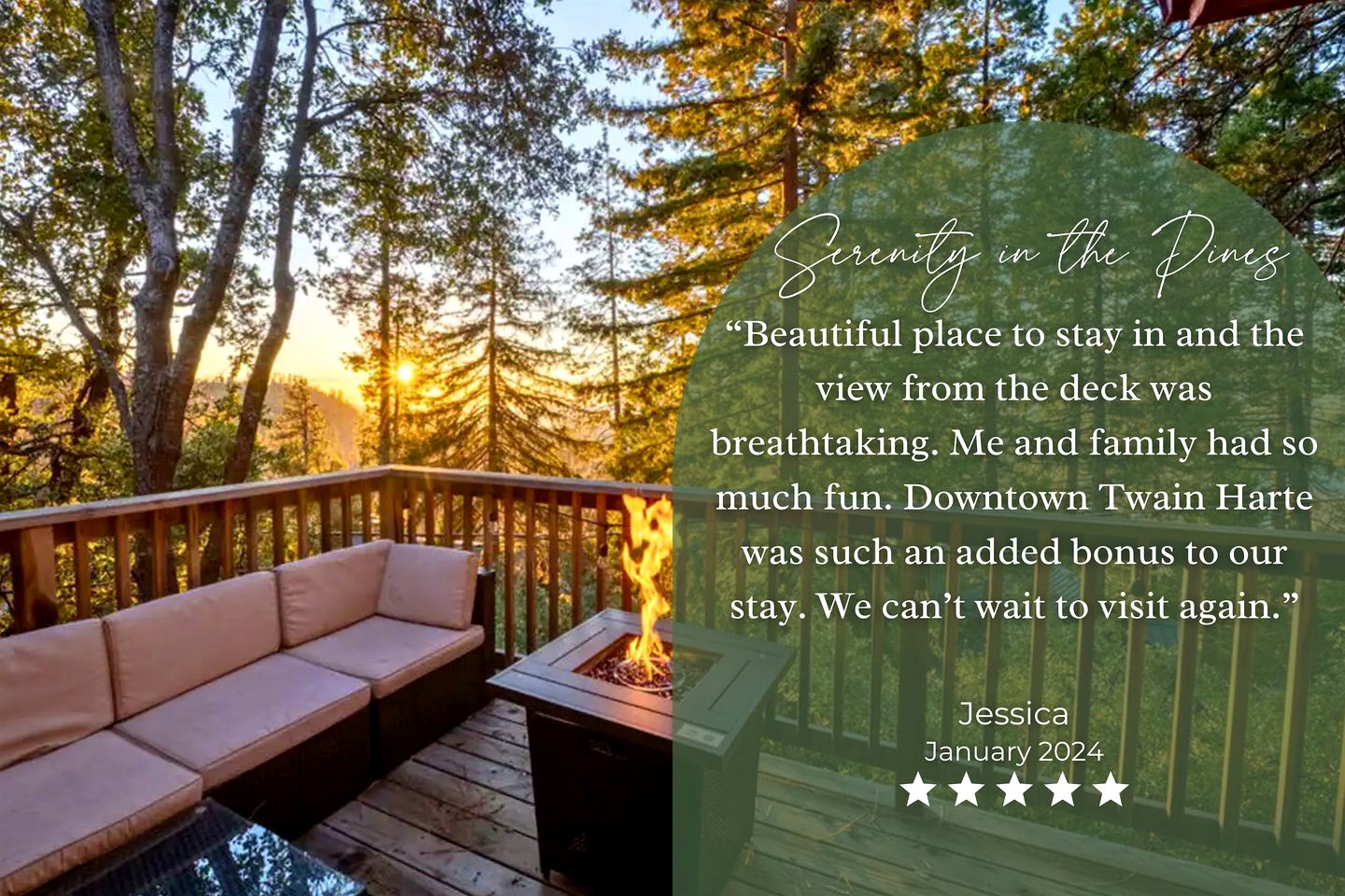 Enjoyable Cabin with Fireplace and Foosball in Twain Harte, California