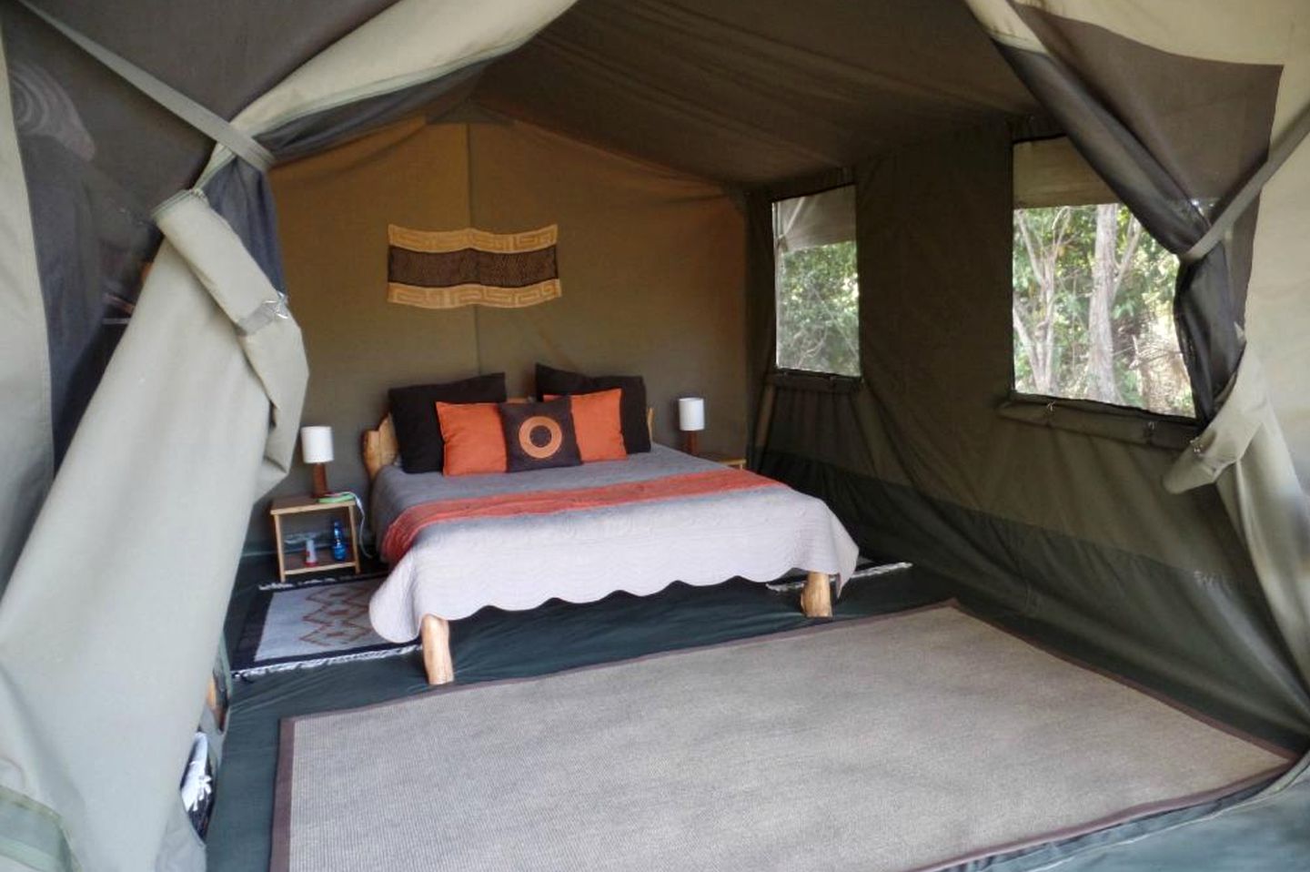 Masai Mara Safari Tent with Great Opportunities to See the Big Five in Kenya