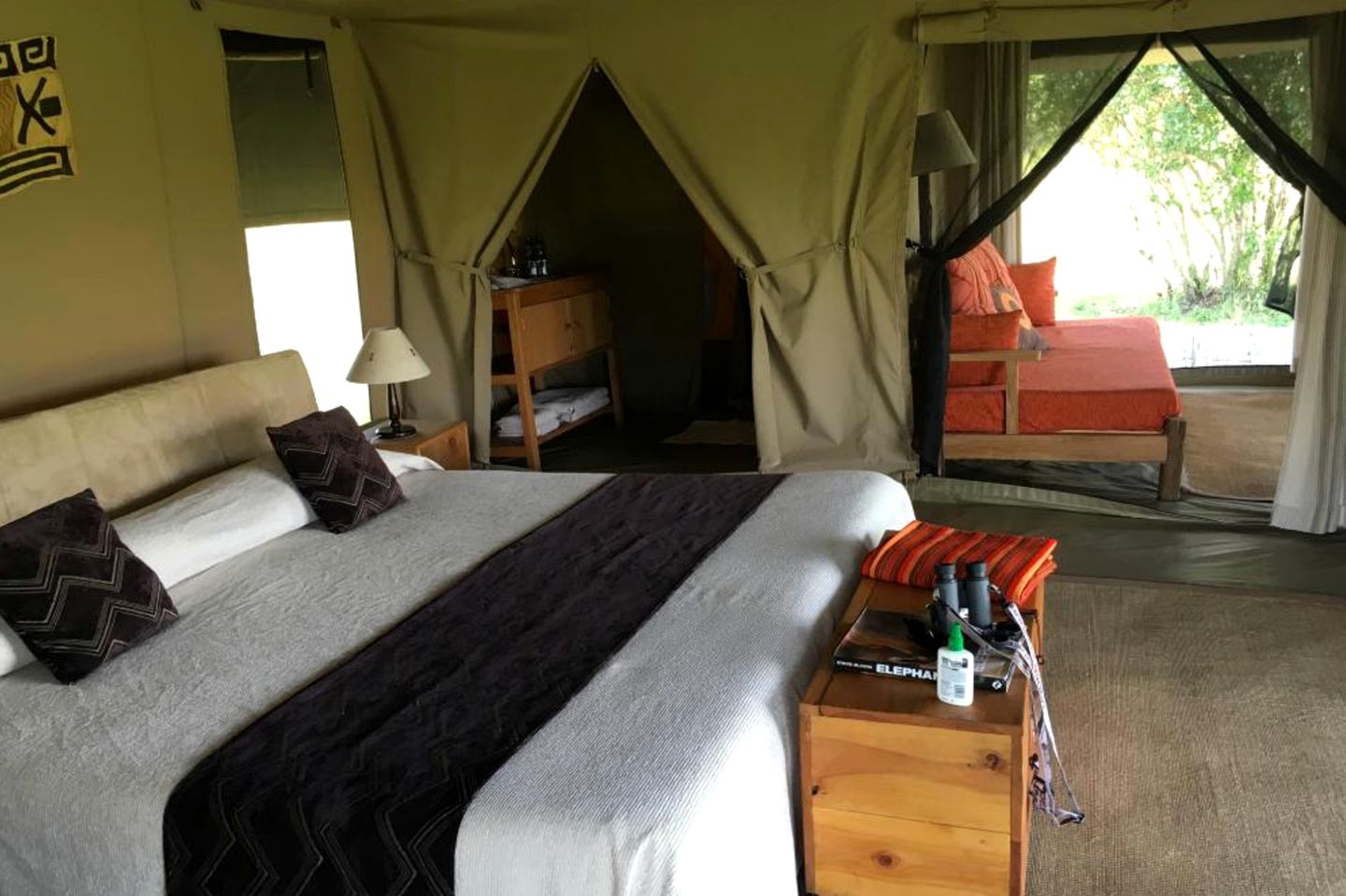 Masai Mara Safari Tent with Great Opportunities to See the Big Five in Kenya