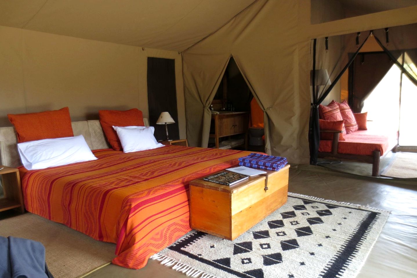 Masai Mara Safari Tent with Great Opportunities to See the Big Five in Kenya