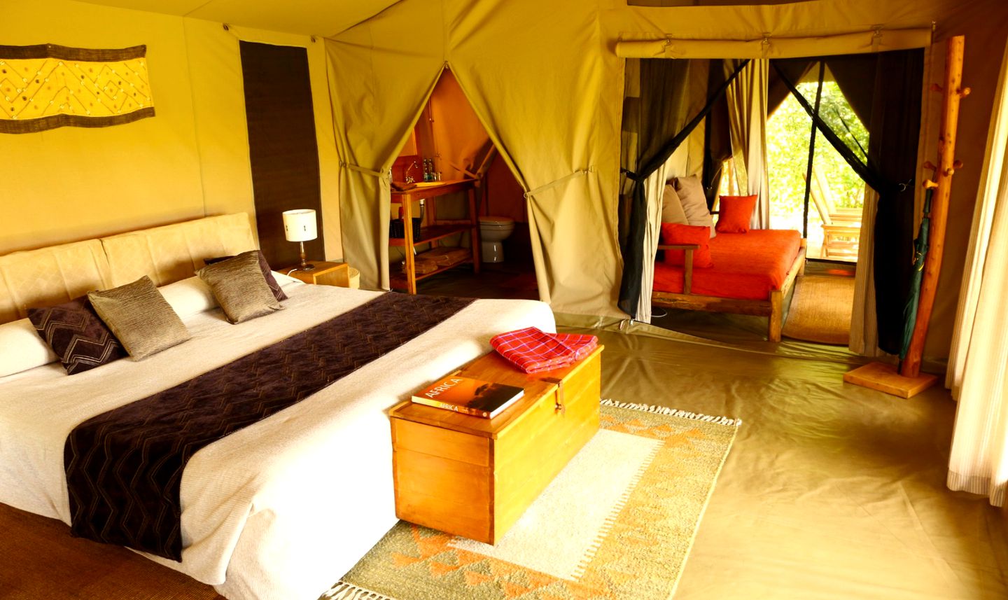 Masai Mara Safari Tent with Great Opportunities to See the Big Five in Kenya