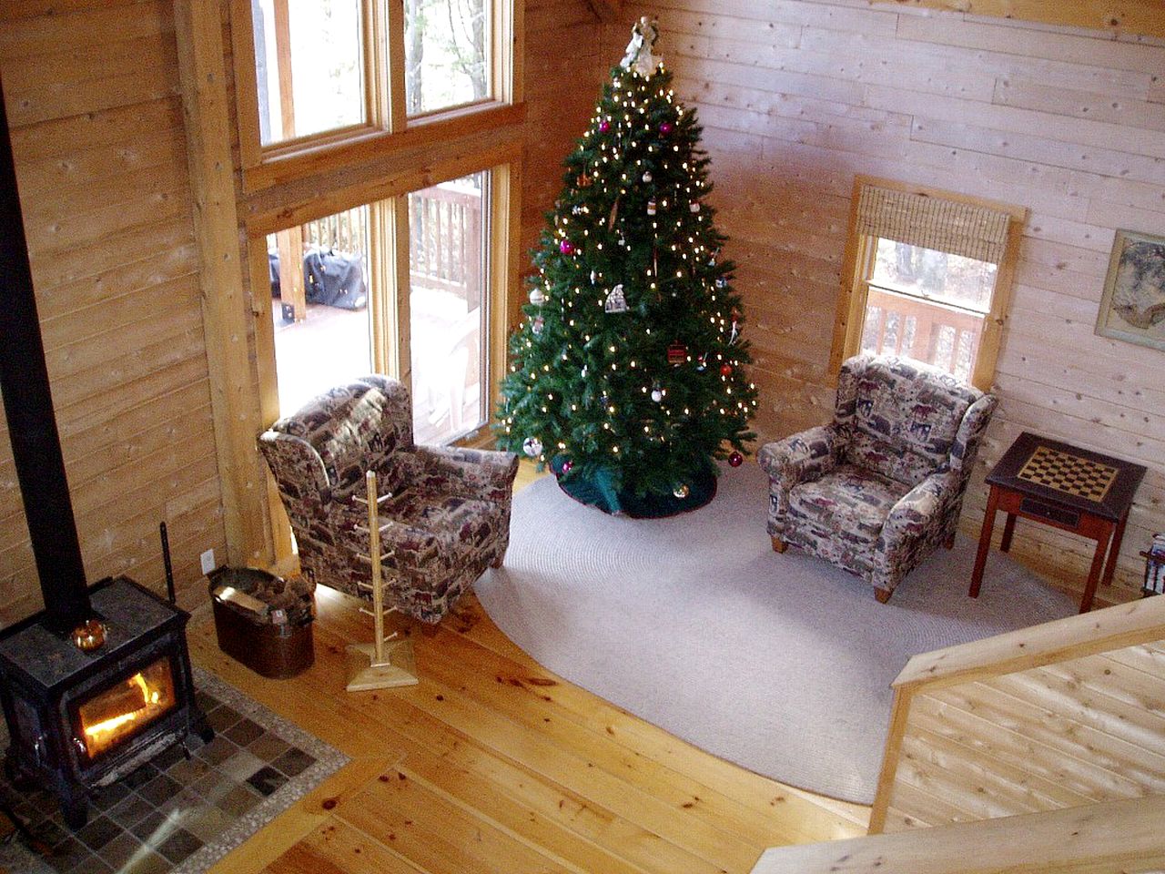 Enormous Cabin Rental Overlooking Spruce Lake in Wilmington, Vermont