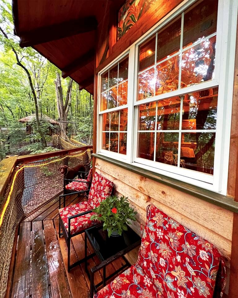 Entire Four Treehouses Resort Perfect for Groups and Outdoor Activities in Copperhill, Tennessee
