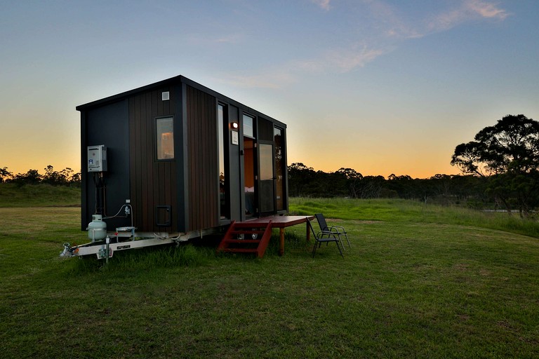 Rustic Tiny House Stay with Horse Encounters near Brisbane Water National Park, Calga NSW