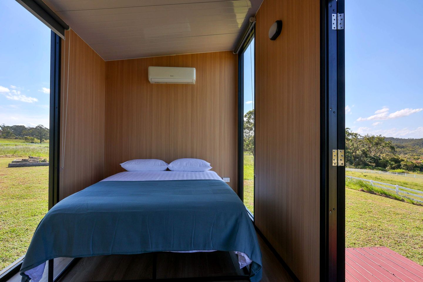 Rustic Tiny House Stay with Horse Encounters near Brisbane Water National Park, Calga NSW