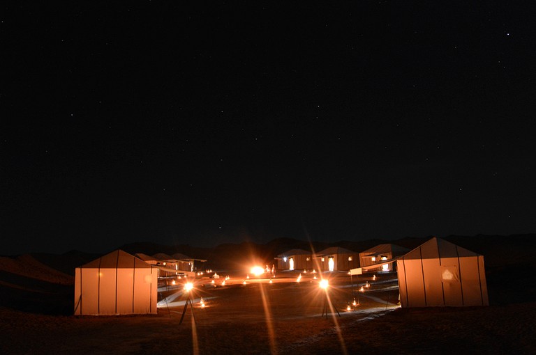 Tents (M'Hamid El Ghizlane, Drâa-Tafilalet Region, Morocco)