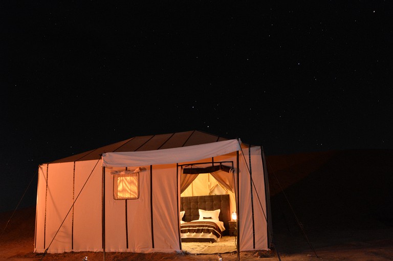 Tents (M'Hamid El Ghizlane, Drâa-Tafilalet Region, Morocco)