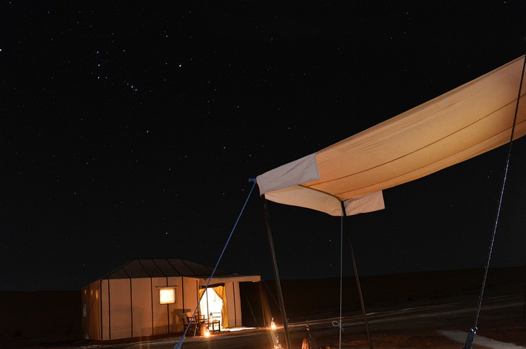 Tents (M'Hamid El Ghizlane, Drâa-Tafilalet Region, Morocco)