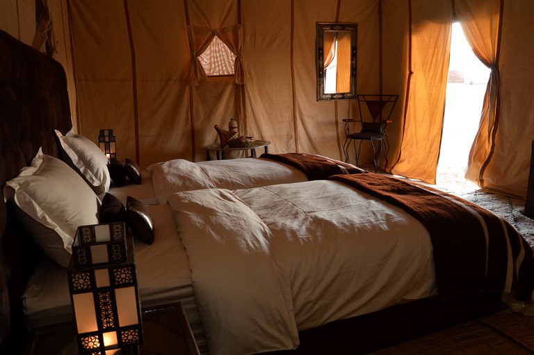 Tents (M'Hamid El Ghizlane, Drâa-Tafilalet Region, Morocco)