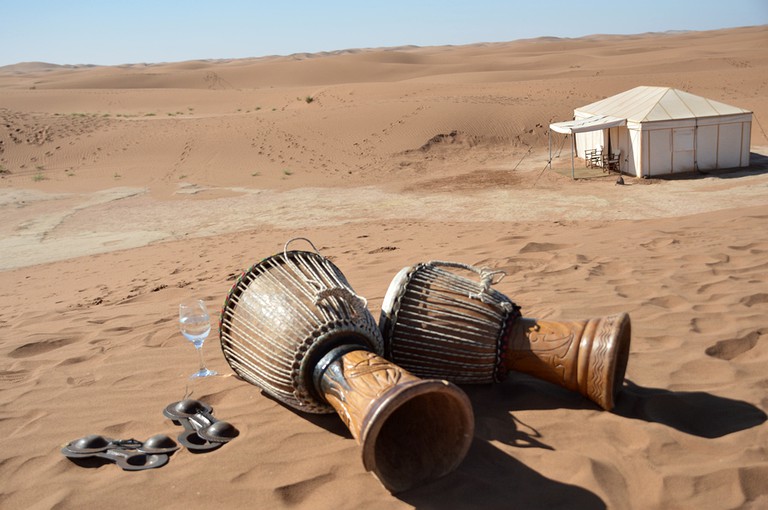 Tents (M'Hamid El Ghizlane, Drâa-Tafilalet Region, Morocco)