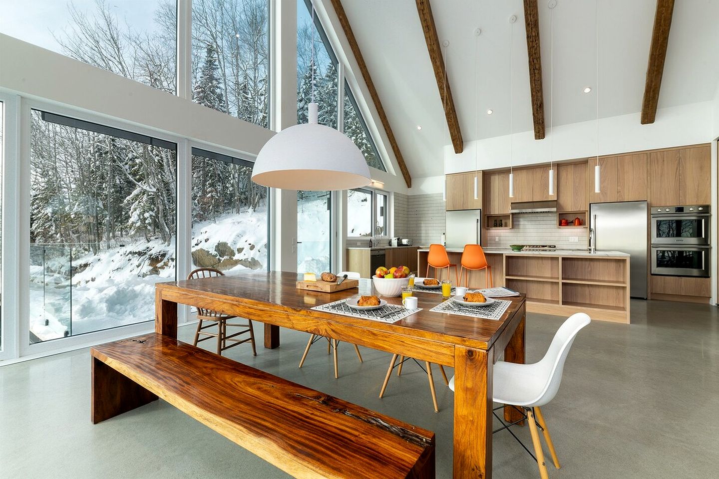 Incredible Luxury Retreat with Stunning Views of Saint Lawrence River in Charlevoix, Quebec