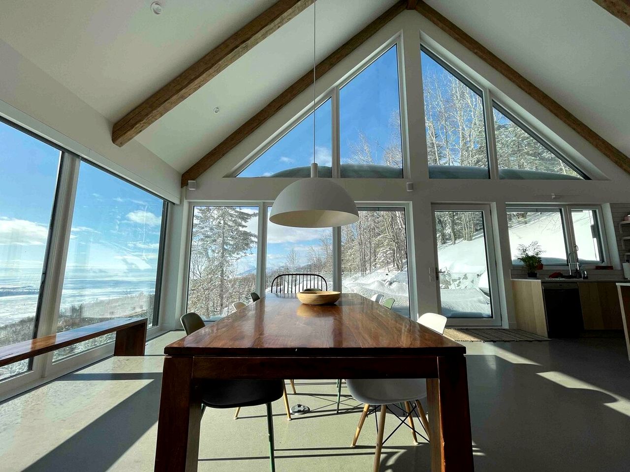 Incredible Luxury Retreat with Stunning Views of Saint Lawrence River in Charlevoix, Quebec