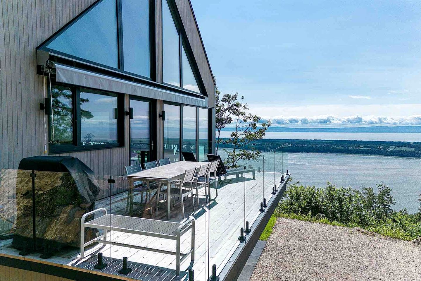 Incredible Luxury Retreat with Stunning Views of Saint Lawrence River in Charlevoix, Quebec