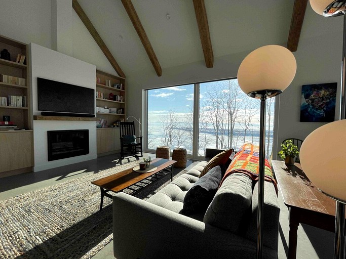 Incredible Luxury Retreat with Stunning Views of Saint Lawrence River in Charlevoix, Quebec