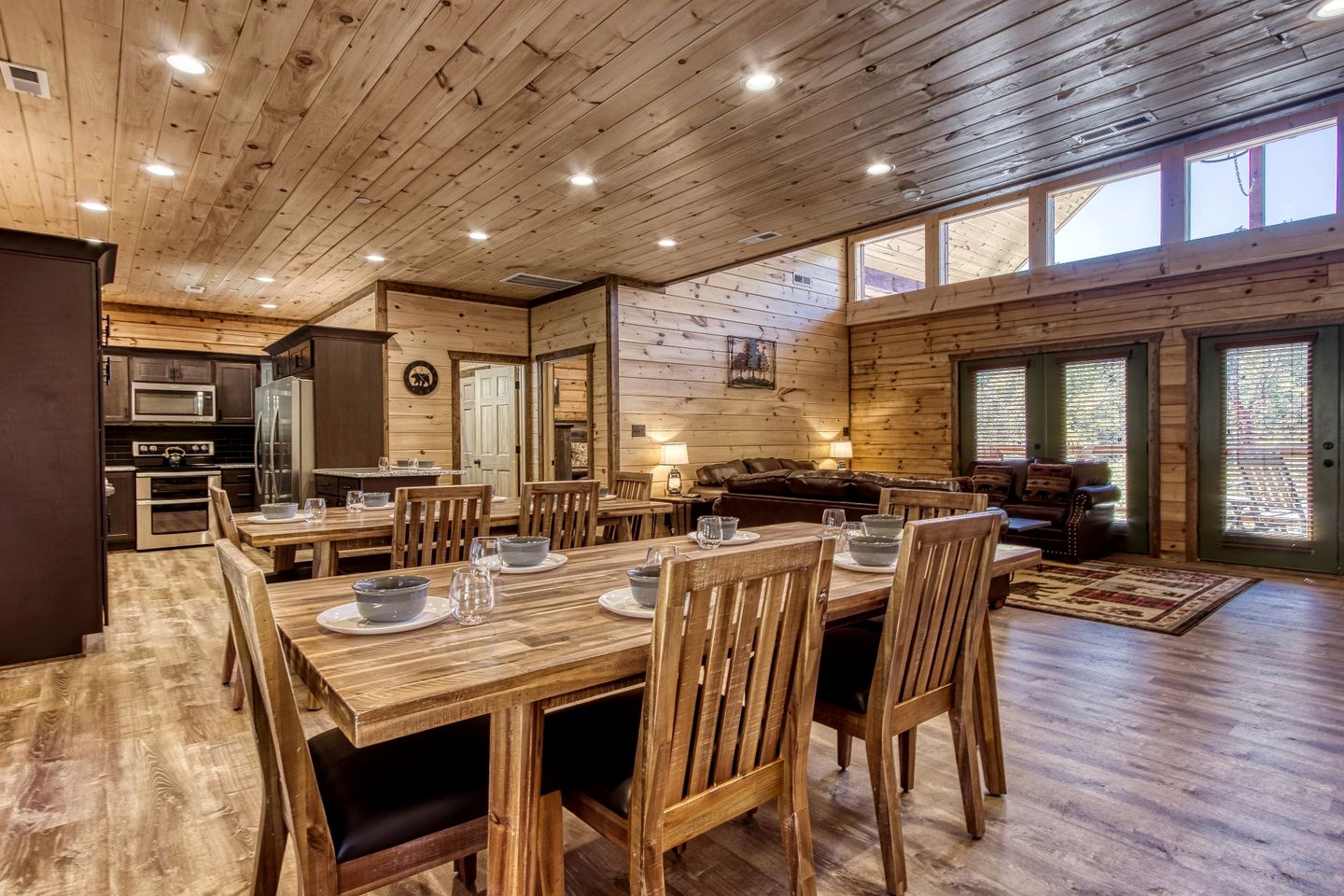 Pigeon Forge Adventures in this Spacious Cabin Rental for Group Glamping in Tennessee