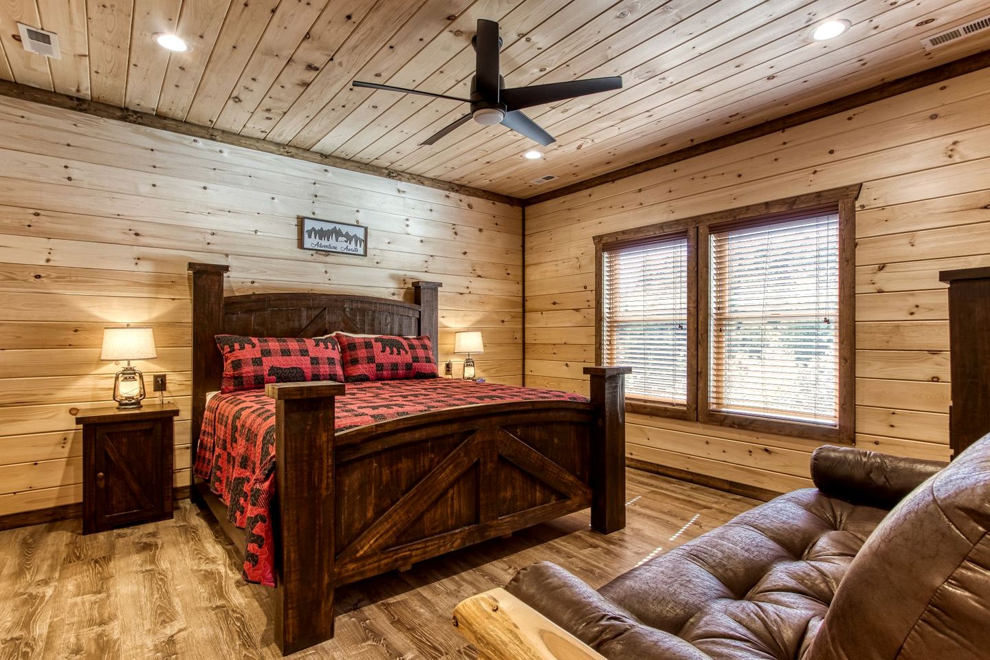 Pigeon Forge Adventures in this Spacious Cabin Rental for Group Glamping in Tennessee