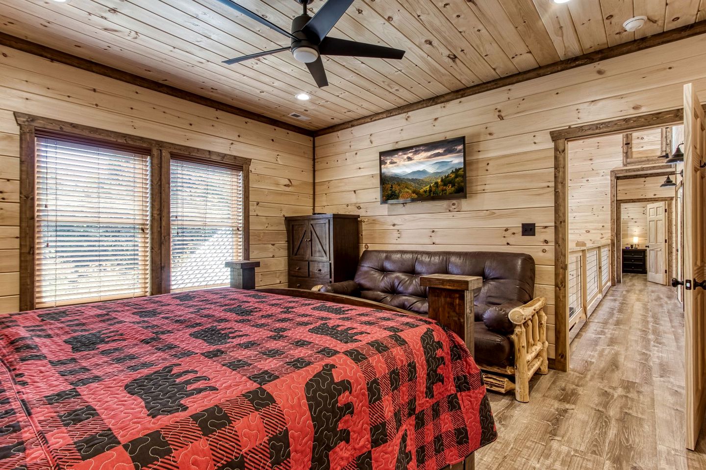 Pigeon Forge Adventures in this Spacious Cabin Rental for Group Glamping in Tennessee