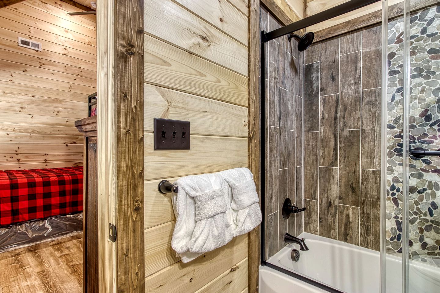 Pigeon Forge Adventures in this Spacious Cabin Rental for Group Glamping in Tennessee