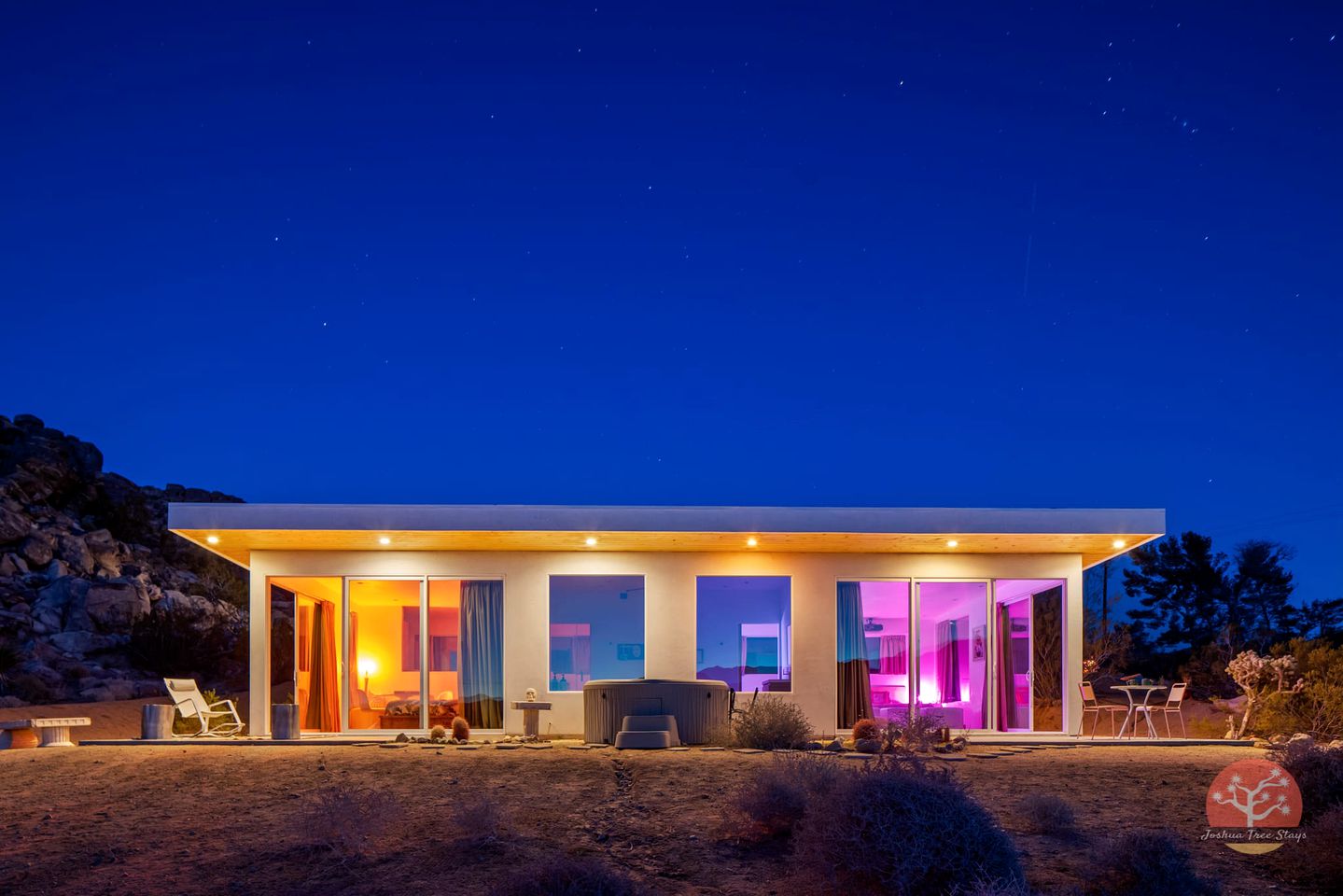 Escape to Joshua Tree in this Spectacular Rental with Pool and Hot Tub