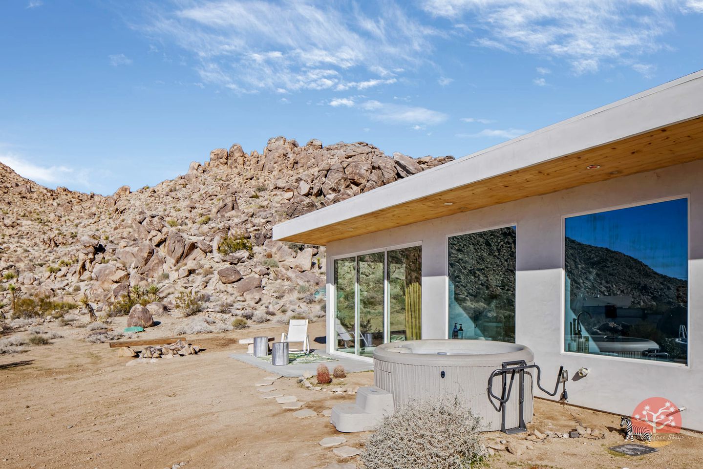 Escape to Joshua Tree in this Spectacular Rental with Pool and Hot Tub