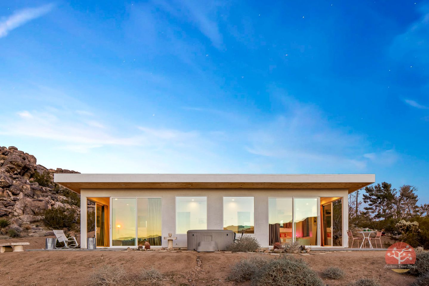 Escape to Joshua Tree in this Spectacular Rental with Pool and Hot Tub