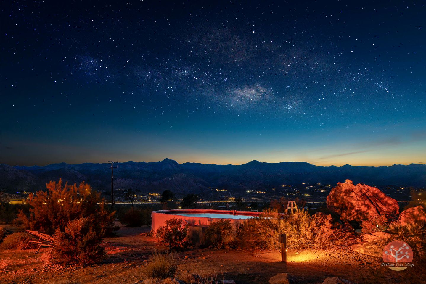 Escape to Joshua Tree in this Spectacular Rental with Pool and Hot Tub