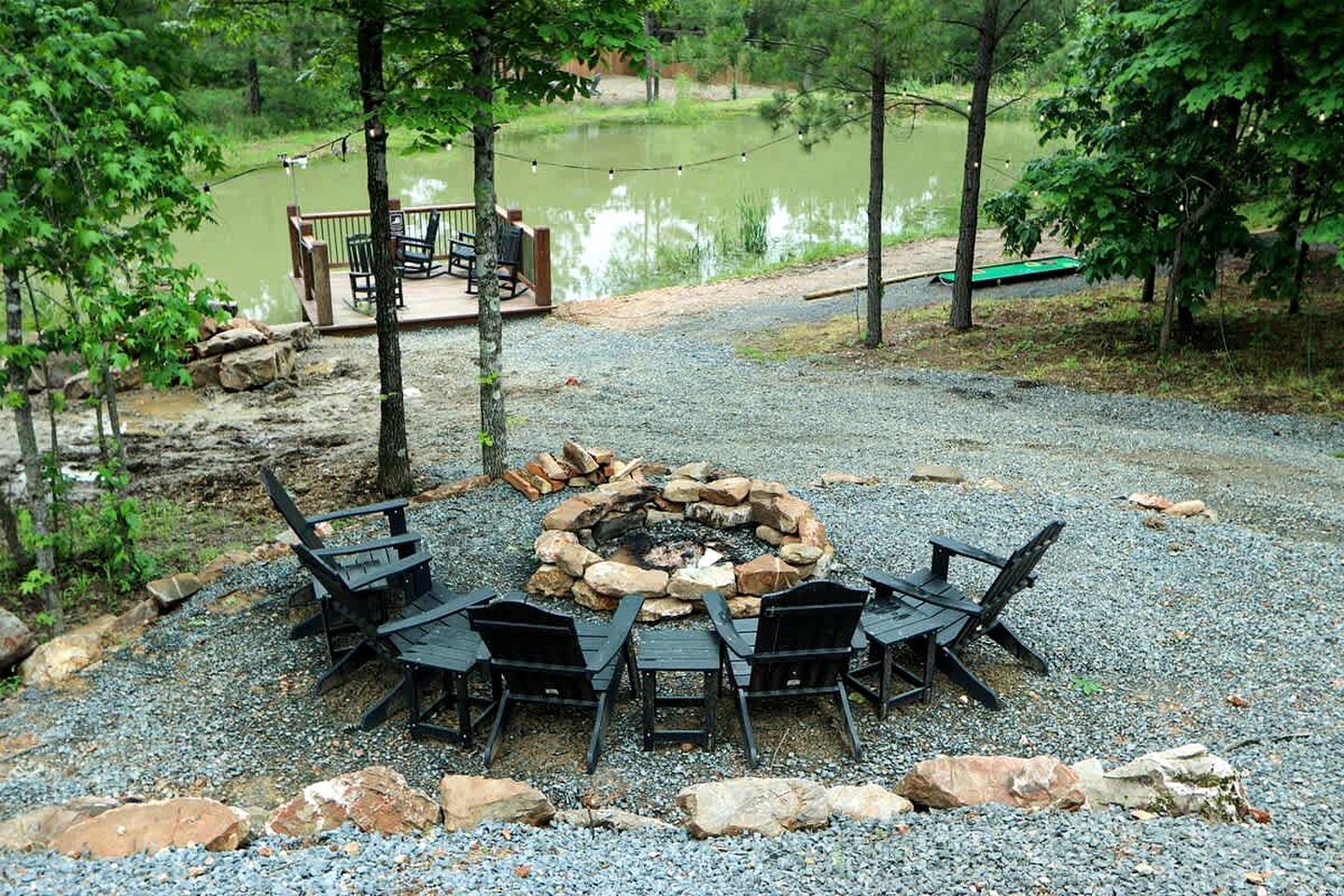 Electrifying Family Cabin with Mini Golf, Arcades & EV Charger Near Beavers Bend State Park | Broken Bow, Oklahoma