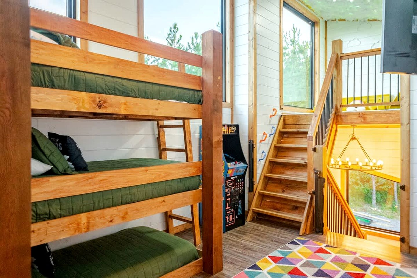 Electrifying Family Cabin with Mini Golf, Arcades & EV Charger Near Beavers Bend State Park | Broken Bow, Oklahoma