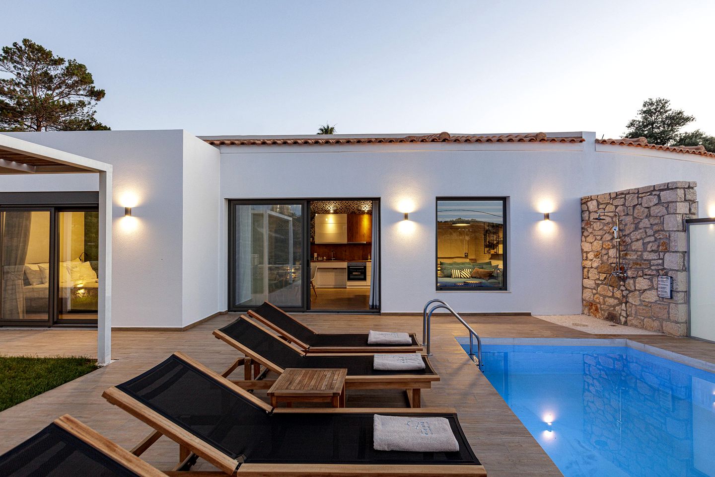 Contemporary Villa with Private Pool and Sea Views near Rethymno, Crete