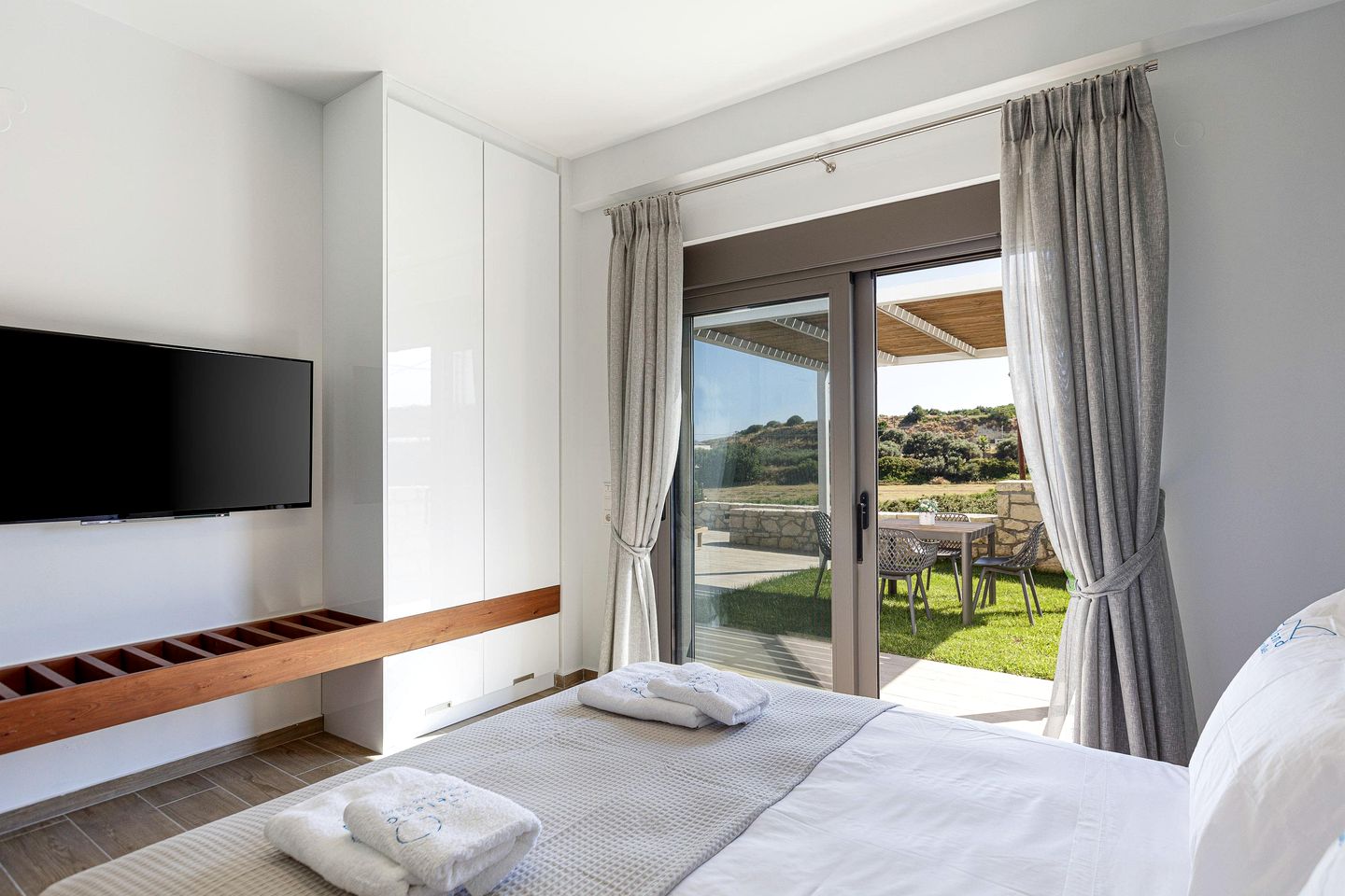Contemporary Villa with Private Pool and Sea Views near Rethymno, Crete