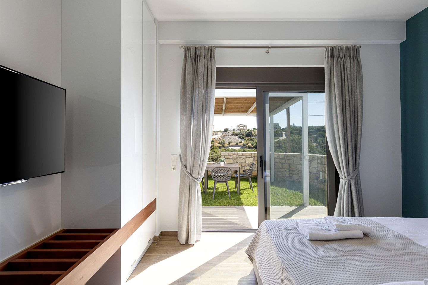 Contemporary Villa with Private Pool and Sea Views near Rethymno, Crete