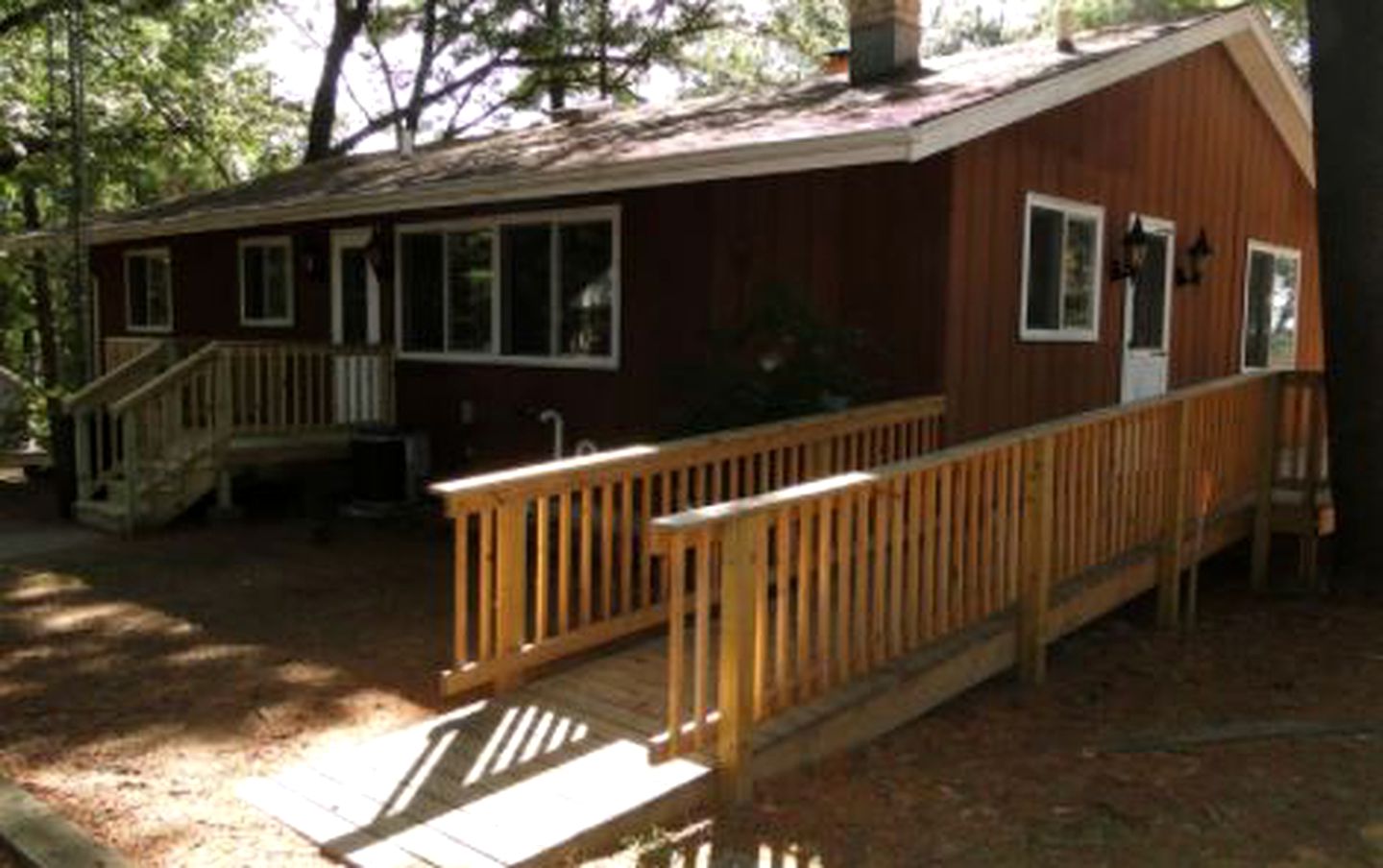Family-Friendly Cottage Rental with Excellent Lake Views near Wautoma, Central Wisconsin