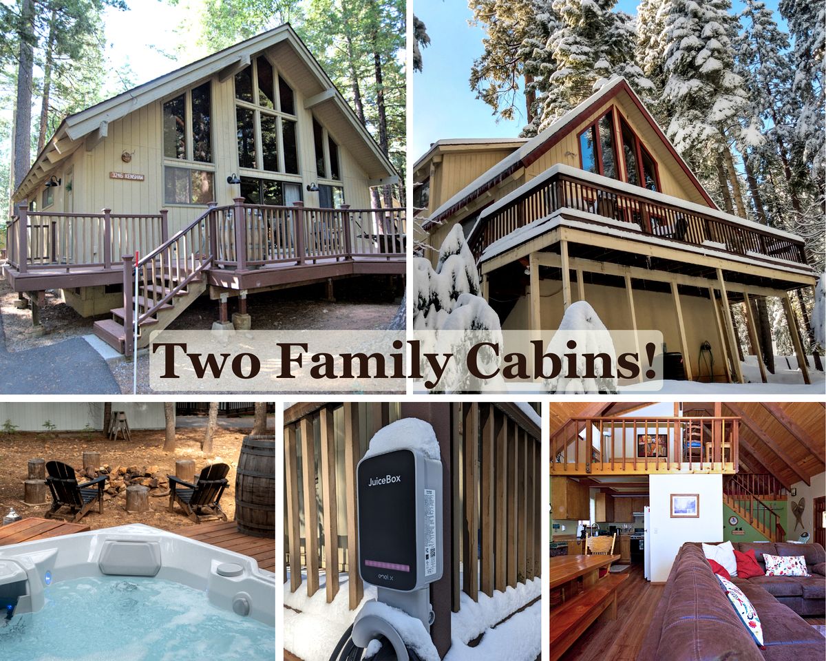 Two Incredible Cabins for a Memorable Family Getaway in Dorrington, California