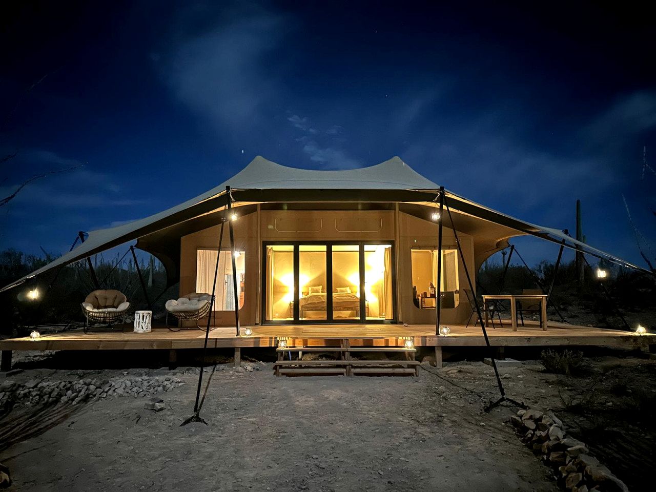 Exclusive Luxury Glamping Retreat on Historic Ranch near Saguaro National Park, Arizona