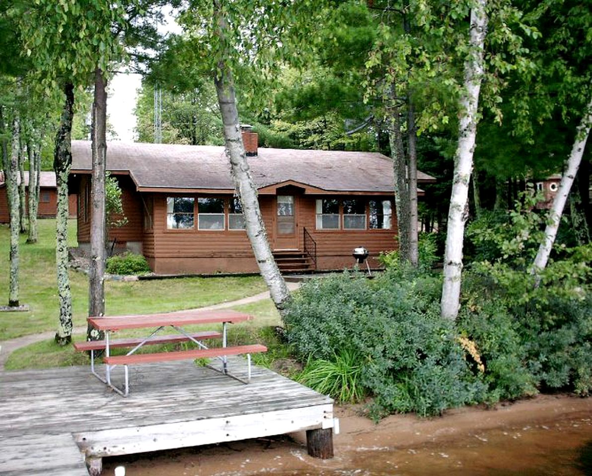 Stunning Waterfront Cabin Rental with Private Beach on Cranberry Lake, Wisconsin