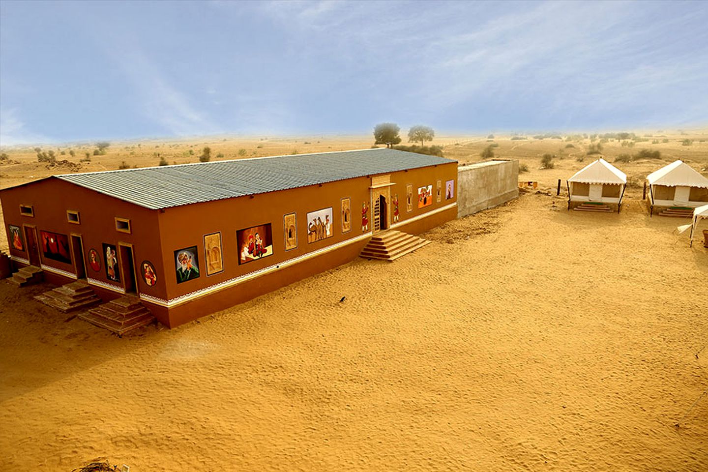 Luxury Tent Rental at an Exotic Glamping Resort in the Desert near Jaisalmer, India