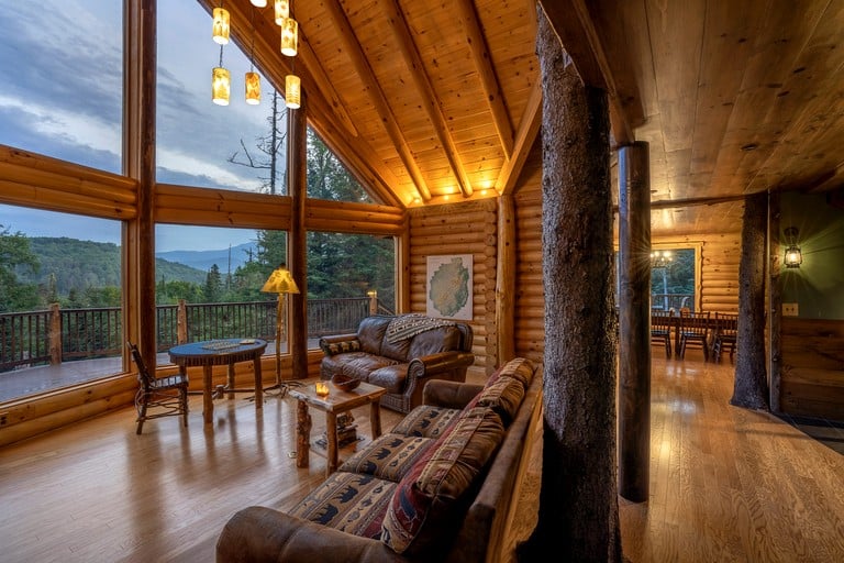 Log Cabins (United States of America, Lake Placid, New York)