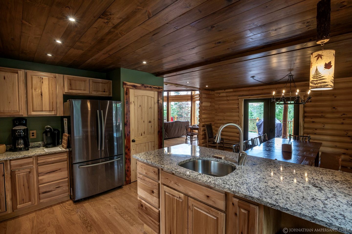 Experience Hilltop Privacy in a Luxury Log Home with Epic Mountain Views in Lake Placid, NY