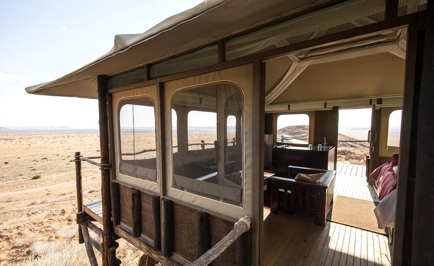 Exquisite Tents Perched on Top of Naukluft Mountains with Spectacular Views, Namibia