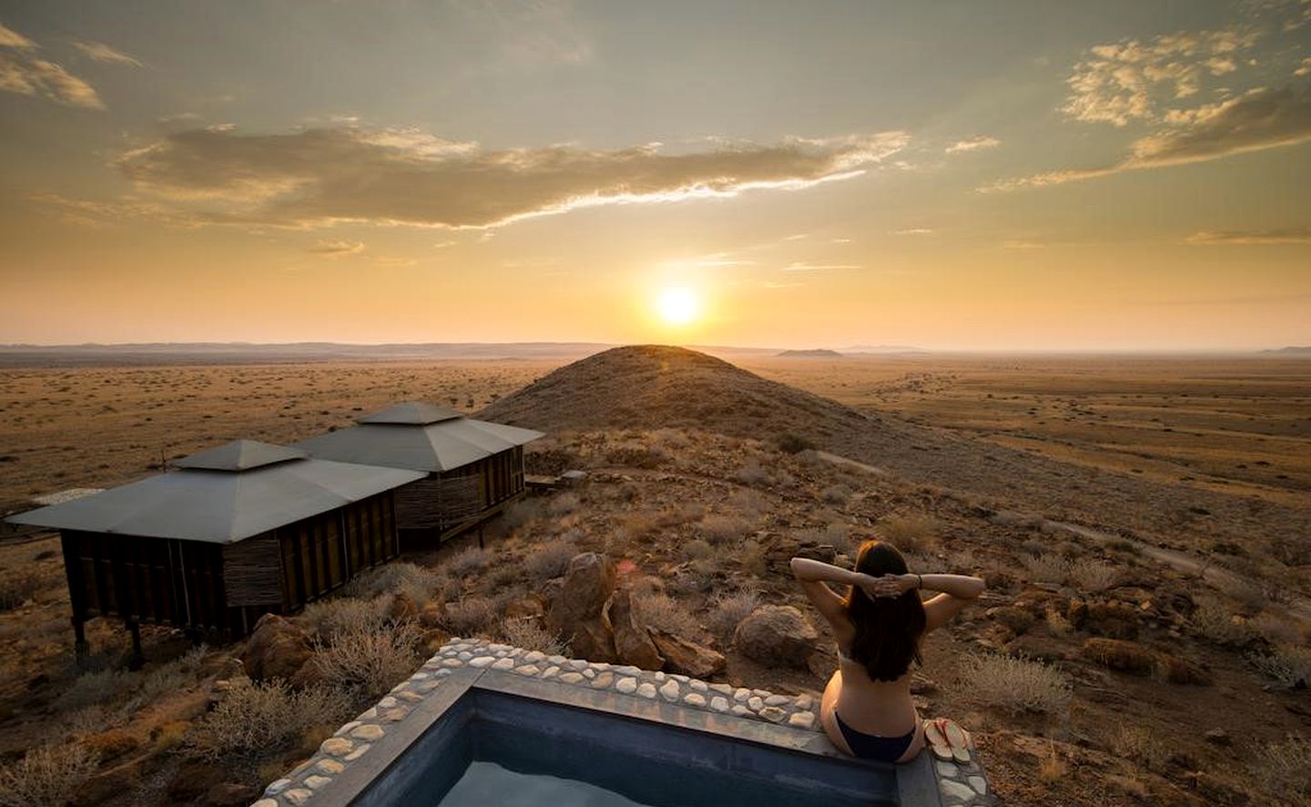 Exquisite Tents Perched on Top of Naukluft Mountains with Spectacular Views, Namibia