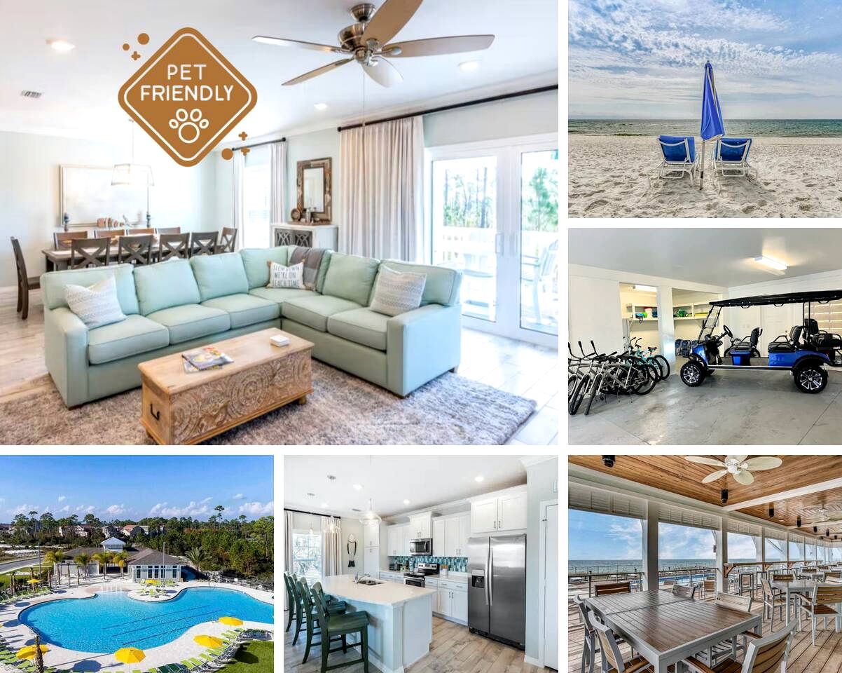 Exquisite Villa with Pool and Tennis Court in Pensacola, Florida