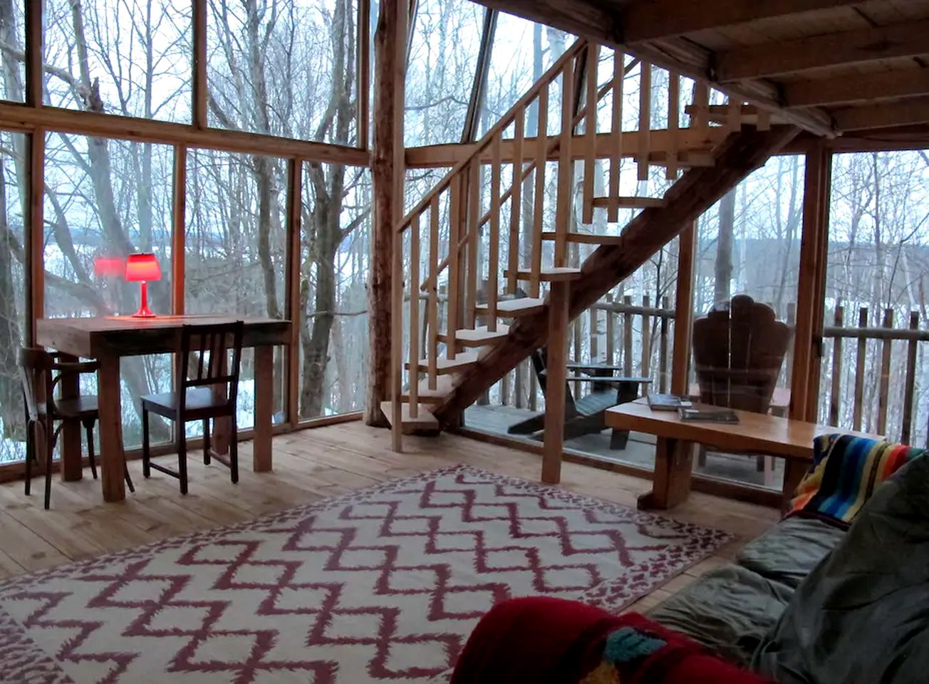 Extraordinary Tree House-Style Glamping Cabin on Farm near Ottawa