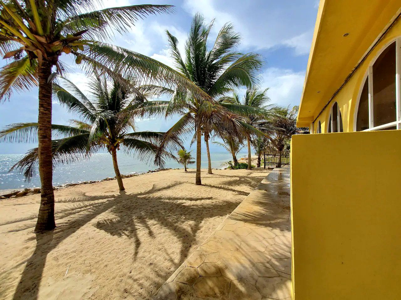 Serene Beachfront House in Mahahual, Quintana Roo, Mexico
