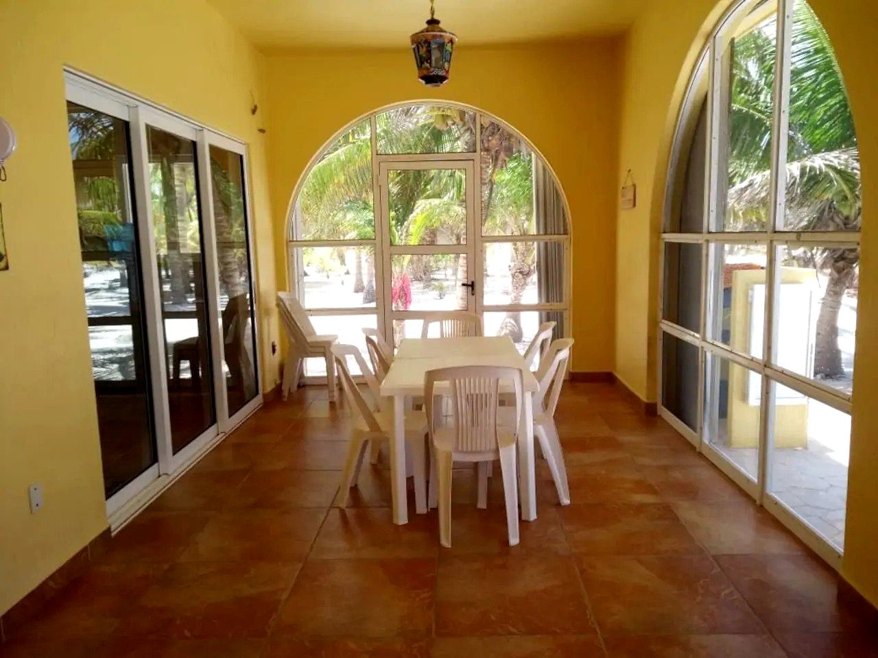 Serene Beachfront House in Mahahual, Quintana Roo, Mexico