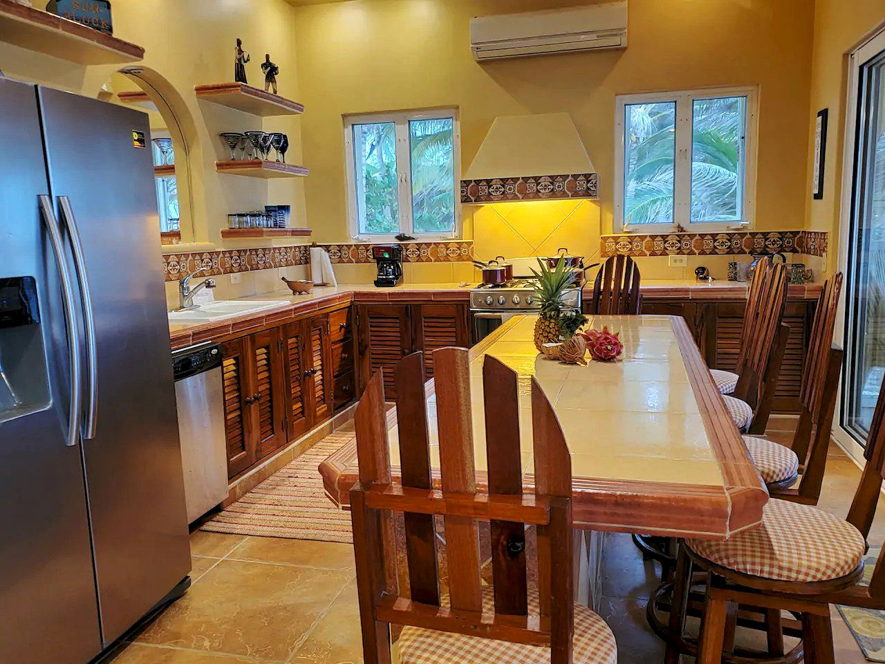 Serene Beachfront House in Mahahual, Quintana Roo, Mexico