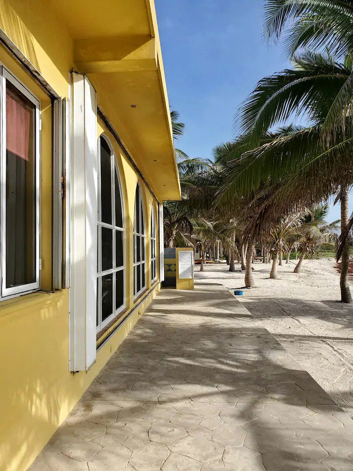 Serene Beachfront House in Mahahual, Quintana Roo, Mexico