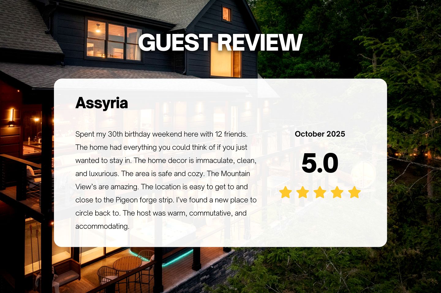 Luxurious Scandinavian Lodge • Indoor Pool, Sauna & Theater • Near Smoky Mountains • Sevierville, TN
