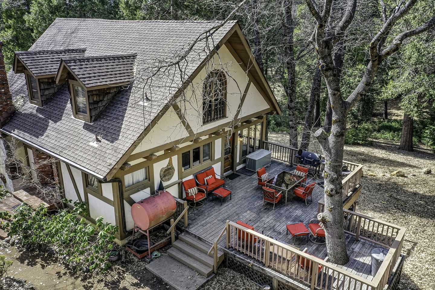 Magical Tudor Manor Retreat Surrounded by Pines in Mount Shasta, California