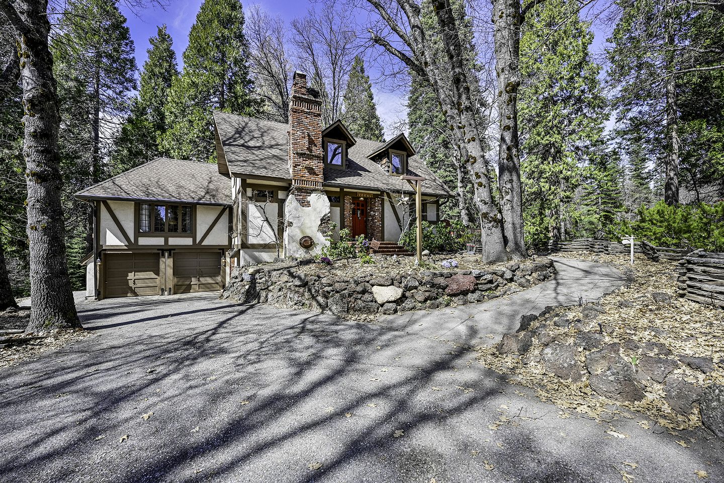 Magical Tudor Manor Retreat Surrounded by Pines in Mount Shasta, California